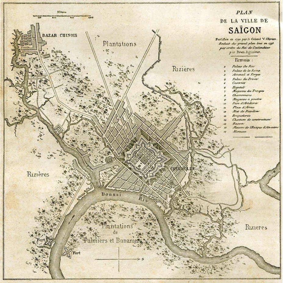 Mapa ng matanda saigon