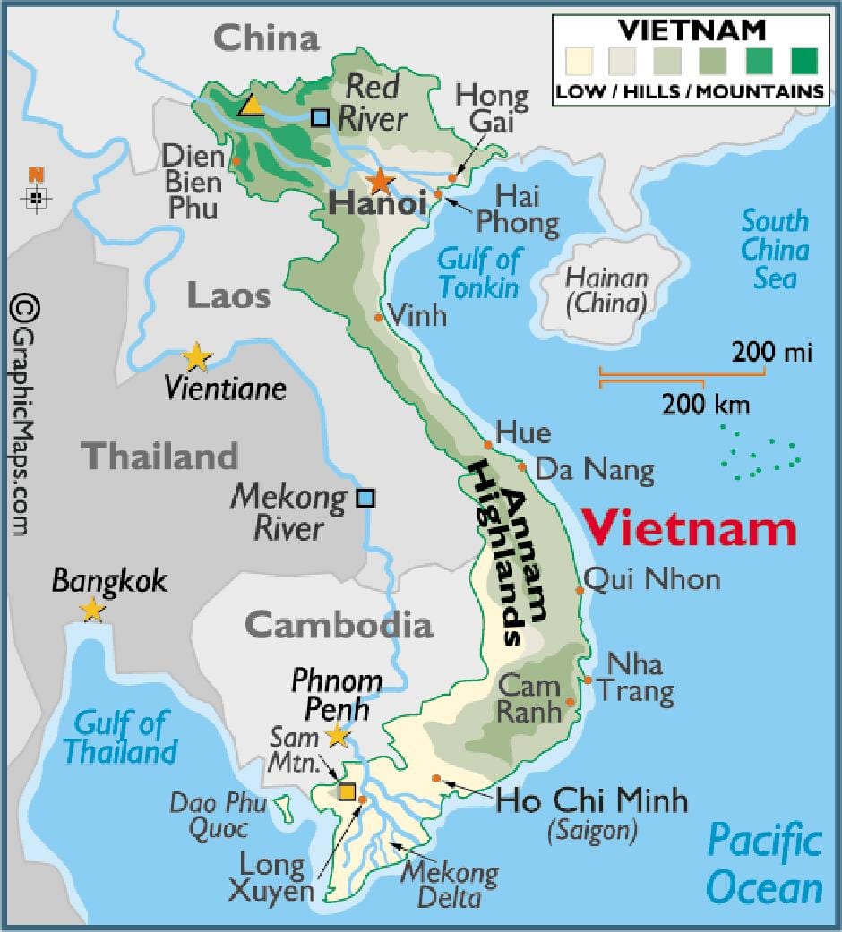 Mapa ng saigon sa