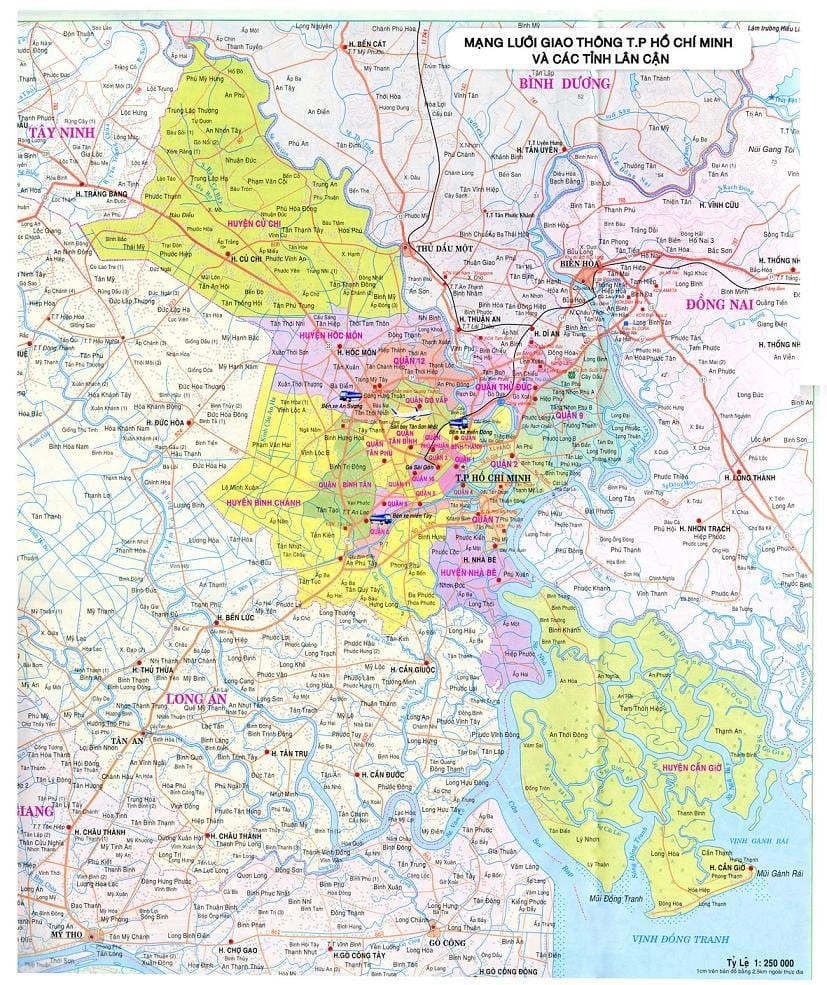 Mapa ng tp ho chi minh